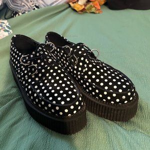 T.U.K. Polka Dot Creepers